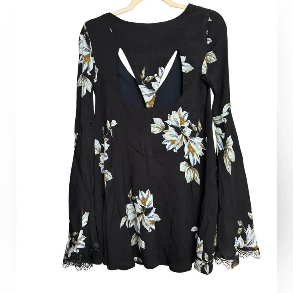 Free People Wanderer Floral Mini Dress Size XS